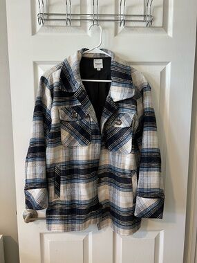 Kensie Plaid oversized Shacket